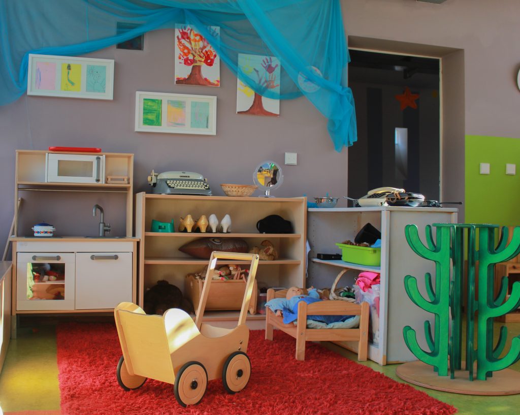 Puppenecke der Kita Grashüpfer | Pro-Liberis