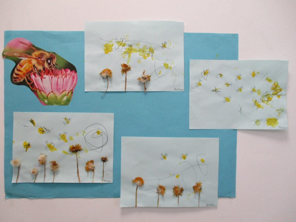 gemalte Bilder von Kindern zum Thema Bienen ProLiberis gemalte Bilder von Kindern zum Thema Bienen ProLiberis