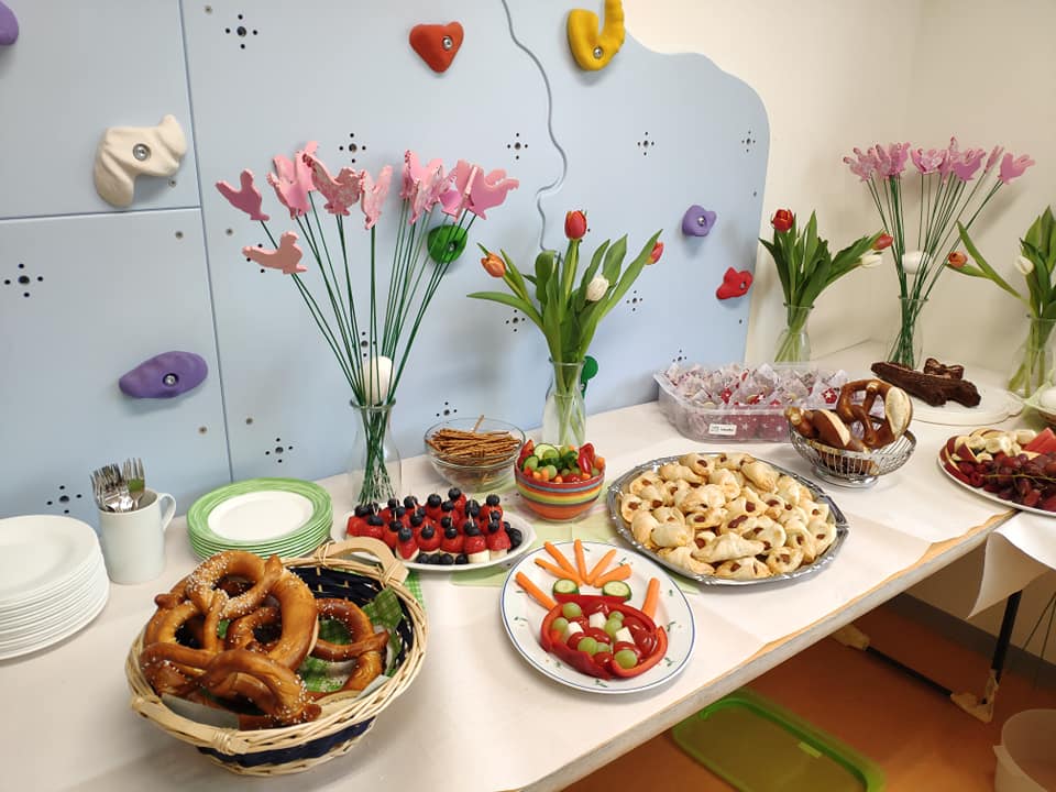 Reichhaltiges Osterbuffet in der Kita Grashüpfer | Pro-Liberis