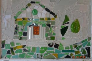 Mosaik aus Glas